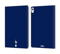 Head Case Designs Officially Licensed Tottenham Hotspur F.C. Small Cockerel Badge Leather Wallet Case Compatible With Apple iPad Air 13 2024/2025
