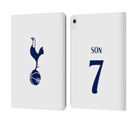 Head Case Designs Officially Licensed Tottenham Hotspur F.C. Son Heung-Min 2021/22 Players Home Kit Leather Wallet Case Compatible With Apple iPad Air 13 2024/2025