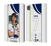 Head Case Designs Officially Licensed Tottenham Hotspur F.C. Son Heung-Min 2022/23 First Team Leather Wallet Case Compatible With Apple iPad Pro 11 M4/M5 2024/2025