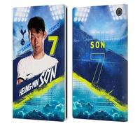 Head Case Designs Officially Licensed Tottenham Hotspur F.C. Son Heung-Min 2023/24 First Team Leather Wallet Case Compatible With Amazon Fire Max 11 2023