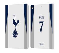 Head Case Designs Officially Licensed Tottenham Hotspur F.C. Son Heung-Min 2025/26 Players Home Kit Leather Wallet Case Compatible With Apple iPad 10.2 2019/2020/2021