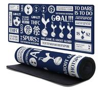 Head Case Designs Officially Licensed Tottenham Hotspur F.C. Sticker Collage Logo Art Gaming Office Desk PC Keyboard Mouse Mat Pad 37.4 x 15.75 x 0.16 inches (900 x 400 mm) - XL