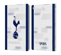 Head Case Designs Officially Licensed Tottenham Hotspur F.C. White 2023/24 Badge Leather Wallet Case Compatible With Apple iPad 10.2 2019/2020/2021