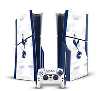Head Case Designs Officially Licensed Tottenham Hotspur F.C. White 2023/24 Badge Vinyl Sticker Gaming Skin Decal Compatible With Sony PlayStation 5 PS5 Slim Disc Edition Console & DualSense Controller