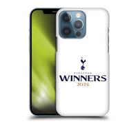Head Case Designs Officially Licensed Tottenham Hotspur F.C. White 2025 European Winners Hard Back Case Compatible With Apple iPhone 13 Pro