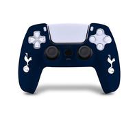 Head Case Designs Officially Licensed Tottenham Hotspur F.C. White Cockerel Logo Dark Blue Silicone Game Controller Skin Case Compatible With PS5 Sony DualSense Controller