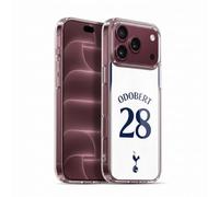 Head Case Designs Officially Licensed Tottenham Hotspur F.C. Wilson Odobert 2025/26 Players Home Kit 2nd Group Gel Case [Military Grade Protection] Compatible With Apple iPhone 18 Pro Max