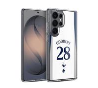 Head Case Designs Officially Licensed Tottenham Hotspur F.C. Wilson Odobert 2025/26 Players Home Kit 2nd Group Gel Case Compatible with Samsung Galaxy S26 Ultra & Compatible with MagSafe