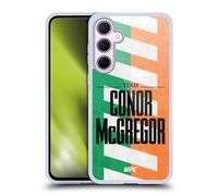 Head Case Designs Officially Licensed UFC Conor McGregor Flag Fighter Team Gel Case [Military Grade Protection] Compatible With Samsung Galaxy A35 5G