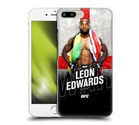 Head Case Designs Officially Licensed UFC England Flag Leon Edwards Hard Back Case Compatible With Apple iPhone 7 Plus/iPhone 8 Plus