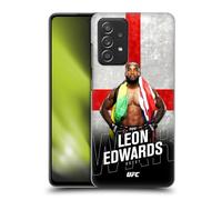 Head Case Designs Officially Licensed UFC England Flag Leon Edwards Hard Back Case Compatible With Galaxy A52 / A52s / 5G (2021)