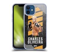 Head Case Designs Officially Licensed UFC Fight Card Charles Oliveira Gel Case [Military Grade Protection] Compatible with Apple iPhone 12 / iPhone 12 Pro and Compatible with MagSafe