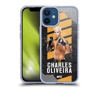 Head Case Designs Officially Licensed UFC Fight Card Charles Oliveira Gel Case [Military Grade Protection] Compatible With Apple iPhone 12 Mini