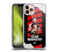 Head Case Designs Officially Licensed UFC Fight Card Islam Makhachev Gel Case [Military Grade Protection] Compatible With Apple iPhone 11 Pro