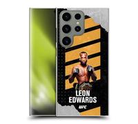 Head Case Designs Officially Licensed UFC Fight Card Leon Edwards Hard Back Case Compatible With Samsung Galaxy S24 Ultra 5G