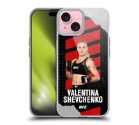 Head Case Designs Officially Licensed UFC Fight Card Valentina Shevchenko Gel Case [Military Grade Protection] Compatible with Apple iPhone 15 and Compatible with MagSafe