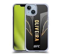 Head Case Designs Officially Licensed UFC Fighter Kit Charles Oliveira Gel Case [Military Grade Protection] Compatible with Apple iPhone 14 and Compatible with MagSafe