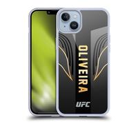 Head Case Designs Officially Licensed UFC Fighter Kit Charles Oliveira Gel Case [Military Grade Protection] Compatible With Apple iPhone 14 Plus