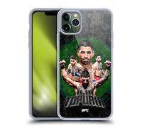 Head Case Designs Officially Licensed UFC Fighter Kit Ilia Topuria Soft Gel Case [Military Grade Protection] Compatible With Apple iPhone 11 Pro Max