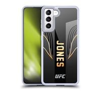Head Case Designs Officially Licensed UFC Fighter Kit Jon Jones Gel Case [Military Grade Protection] Compatible with Samsung Galaxy S21 5G and Compatible with MagSafe