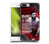 Head Case Designs Officially Licensed UFC Fighter Stats Islam Makhachev Hard Back Case Compatible With Apple iPhone 7 Plus/iPhone 8 Plus