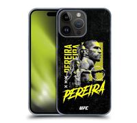 Head Case Designs Officially Licensed UFC Poatan Alex Pereira Hard Back Case Compatible With Apple iPhone 15 Pro Max
