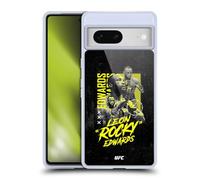 Head Case Designs Officially Licensed UFC Posterized Leon Edwards Gel Case [Military Grade Protection] Compatible With Google Pixel 7