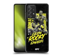 Head Case Designs Officially Licensed UFC Posterized Leon Edwards Hard Back Case Compatible With Galaxy A52 / A52s / 5G (2021)