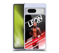 Head Case Designs Officially Licensed UFC Typography Leon Edwards Gel Case [Military Grade Protection] Compatible With Google Pixel 7