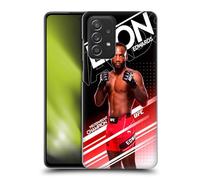 Head Case Designs Officially Licensed UFC Typography Leon Edwards Hard Back Case Compatible With Galaxy A52 / A52s / 5G (2021)