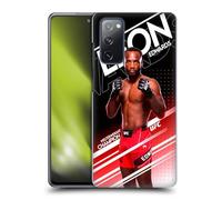 Head Case Designs Officially Licensed UFC Typography Leon Edwards Hard Back Case Compatible With Samsung Galaxy S20 FE / 5G