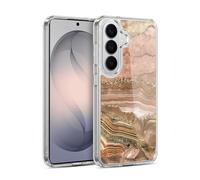 Head Case Designs Officially Licensed UtArt Beige Gold Wild Cat Marble Gel Case [Military Grade Protection] Compatible with Samsung Galaxy S26 Plus and Compatible with MagSafe
