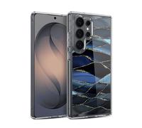 Head Case Designs Officially Licensed UtArt Deep Sparkle Waves Dark Night Marble Gel Case [Military Grade Protection] Compatible with Samsung Galaxy S26 Ultra and Compatible with MagSafe