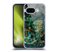 Head Case Designs Officially Licensed UtArt Gold And Seafoam Green Malachite Emerald Gel Case [Military Grade Protection] Compatible With Google Pixel 9A