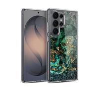 Head Case Designs Officially Licensed UtArt Gold And Seafoam Green Malachite Emerald Gel Case [Military Grade Protection] Compatible with Samsung Galaxy S26 Ultra and Compatible with MagSafe