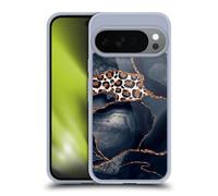 Head Case Designs Officially Licensed UtArt Leopard Wild Cat Marble Gel Case [Military Grade Protection] Compatible with Google Pixel 10 and Compatible with MagSafe