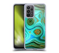 Head Case Designs Officially Licensed UtArt Liquid Gem Malachite Emerald Gel Case [Military Grade Protection] Compatible With Samsung Galaxy A23 / 5G (2022)