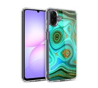 Head Case Designs Officially Licensed UtArt Liquid Gem Malachite Emerald Gel Case [Military Grade Protection] Compatible With Samsung Galaxy A07 4G