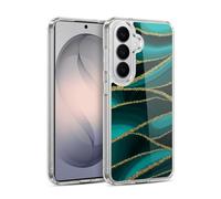 Head Case Designs Officially Licensed UtArt Turquoise Shimmers Malachite Emerald Gel Case [Military Grade Protection] Compatible with Samsung Galaxy S26 and Compatible with MagSafe