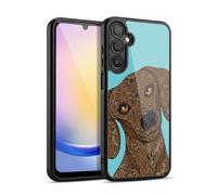 Head Case Designs Officially Licensed Valentina Dachshund Dogs Gel Armour Case [Military Grade Protection] Compatible With Samsung Galaxy A25 5G