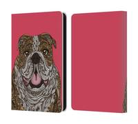 Head Case Designs Officially Licensed Valentina English Bulldog Dogs Leather Wallet Case Compatible With Amazon Kindle 11th Gen 6in 2022