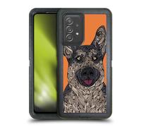 Head Case Designs Officially Licensed Valentina German Shepherd Dogs Ultra-Armoured Shockproof Case [Military Grade Protection] Compatible With Galaxy A52 / A52s / 5G (2021)
