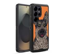 Head Case Designs Officially Licensed Valentina German Shepherd Dogs Ultra-Armoured Shockproof Case [Military Grade Protection] Compatible With Samsung Galaxy S25 Ultra