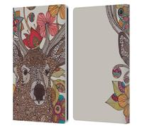 Head Case Designs Officially Licensed Valentina Hello My Deer Nature and Floral Leather Wallet Case Compatible With Amazon Fire Max 11 2023
