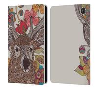 Head Case Designs Officially Licensed Valentina Hello My Deer Nature and Floral Leather Wallet Case Compatible With Amazon Fire 7 2022