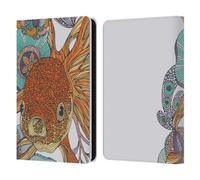 Head Case Designs Officially Licensed Valentina Little Fish Nature and Floral Leather Wallet Case Compatible With Amazon Kindle 11th Gen 6in 2022