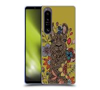 Head Case Designs Officially Licensed Valentina Llama Animals And Floral Soft Gel Case Compatible With Sony Xperia 1 IV
