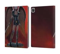 Head Case Designs Officially Licensed Vincent Hie Angel Of Vengeance Graphics Leather Wallet Case Compatible With Apple iPad Pro 12.9 2020/2021/2022