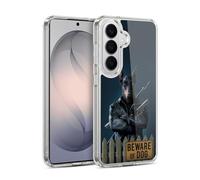Head Case Designs Officially Licensed Vincent Hie Beware Of Dog Canidae Gel Case [Military Grade Protection] Compatible with Samsung Galaxy S26 and Compatible with MagSafe