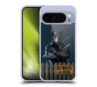 Head Case Designs Officially Licensed Vincent Hie Beware Of Dog Canidae Gel Case [Military Grade Protection] Compatible with Google Pixel 10 Pro XL and Compatible with MagSafe